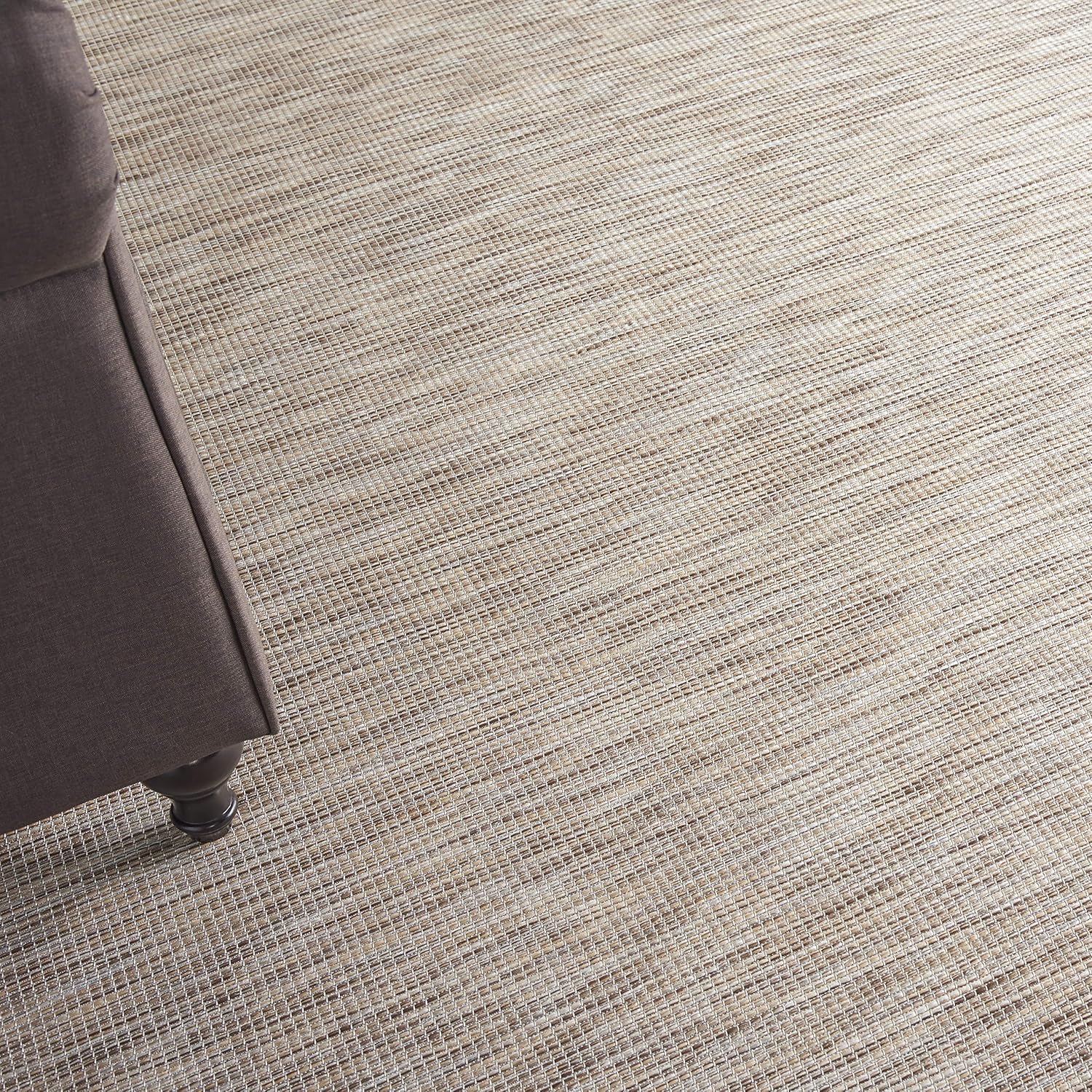 Nourison Positano Indoor-Outdoor Beige 8' x 10' Area Rug, Easy Cleaning, Non Shedding, Bed Room, Living Room, Dining Room, Backyard, Deck, Patio (8x10) - Image 6